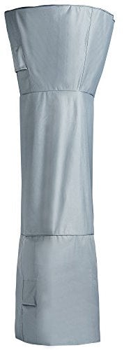 VonHaus Patio Heater Cover – Heavy Duty Waterproof Cover for Outdoor Heaters, Anti-UV Breathable Mesh, Windproof, Grey 420D Polyester with Full Length Zip & Padded Handle (91 x 251cm)