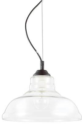 Ideal Lux Pendelleuchte BISTRá’ SP1 PLATE, E27, transparent