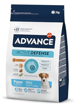 ADVANCE Mini Puppy Trockenfutter Hund, 1-er Pack (1 x 3 kg)