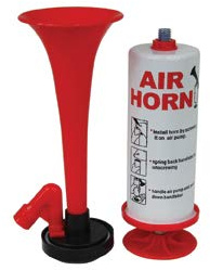 Air Horn Handheld with Metal Pump Action - Easy to Use Air Horns Ideal for Events & Emergency Use - Airhorn Loud 130dB for Safety Alerts - Blow Horn with Eco-Friendly Design