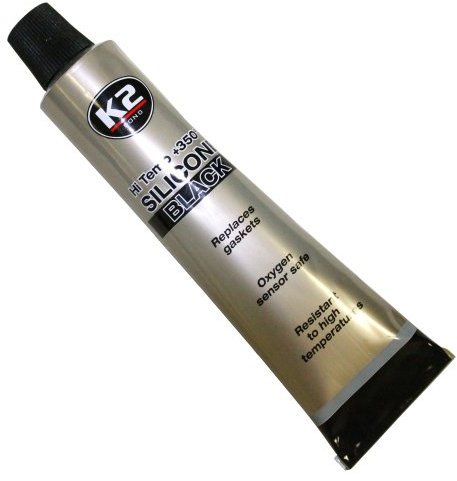Aerzetix - Silicona de alta temperatura 350 °C 85 gr negro coche moto bomba engranaje junta de silicona