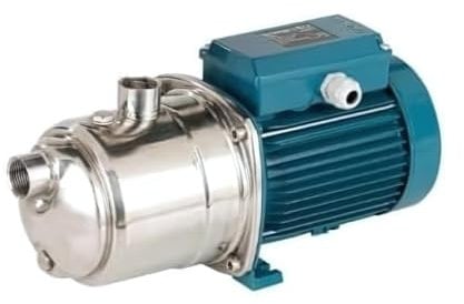 Calpeda Elettropompa Autoadescante Monoblocco NGXM 4/18 1,5HP | Pompa per Irrigazione e Pressurizzazione | Acciaio Inossidabile | Eiettore Integrato | Potenza 1HP | Alta Portata e Pressione
