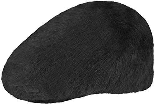 Kangol Herren Furgora 504 Baskenmütze, Schwarz, Large