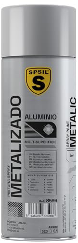 SPRAY PINTURA COLOR ALUMINIO 400 ML. 8596