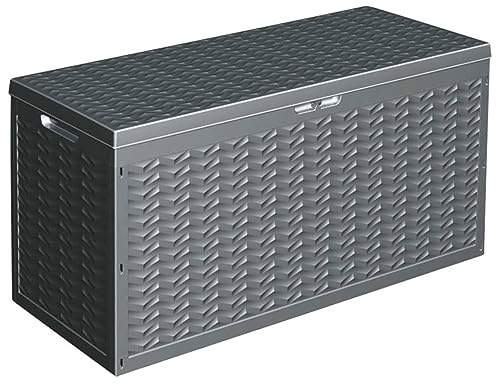 Difuzed Koopman International B.V. KF246 Storage Chest for Garden Storage Box Rattanlook 320 Lt (120 x 45 x H 60 cm)