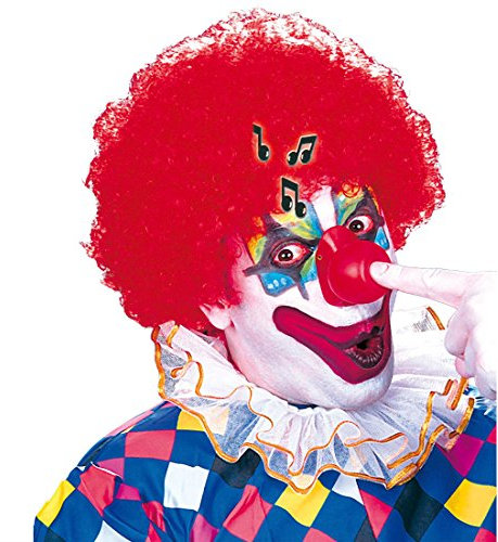 NET TOYS Rote Clown Nase Clownnase mit Sound Clownsnase Schaumstoff Kostüm Zubehör Fasching Karneval Scherzartikel Narr Harlekin