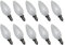 NCC-Licht 10x Glühbirne Glühlampe Kerze E14 60W MATT Lampe