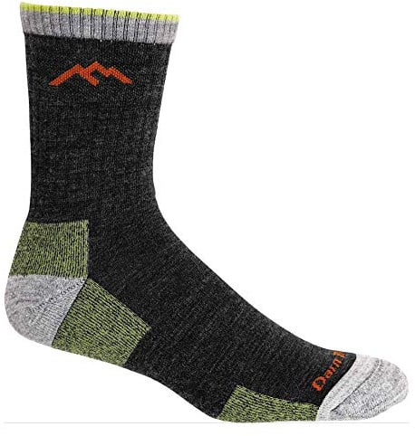 Darn Tough Hiker Micro Crew Men's Socks, 1466-Lime, M, (UK 7.5-9)