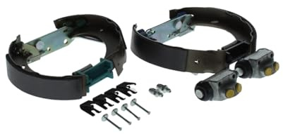 Bosch KS598 Kit Super Pro - Rear drum brake kit - 1 pre-assembled set, 2 wheel brake cylinders, 4 brake shoes