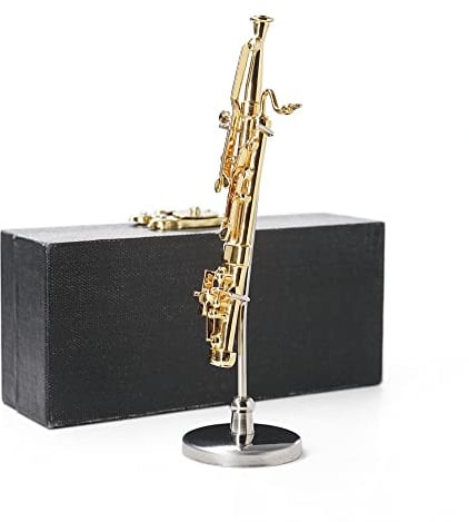 Odoria 1/12 Miniatur Fagott Puppenhaus Musikinstrumente Zubehör