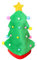 I LOVE FANCY DRESS Christmas Hats For Adults - Large Novelty Christmas Tree Hat With Star And Baubles - Christmas Fancy Dress Costume Accessory