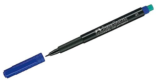 FABER-CASTELL 152351 - Marker Multimark S, permanent, blau