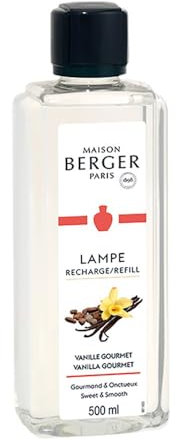 Maison Berger - Lampe Berger Refill Vanille Gourmet - gebrauchsfertig - Parfümiert und reinigt - Feine, gleichmäßige und langanhaltende Wirkung - 500ml