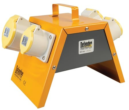Defender Splitter Box 4 x 16A 110V (E13104)