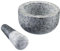Westmark Mortier avec Pilon en Granit Naturel, grand, Diamètre intérieur: env. 9,5 cm, Gris, 69602260