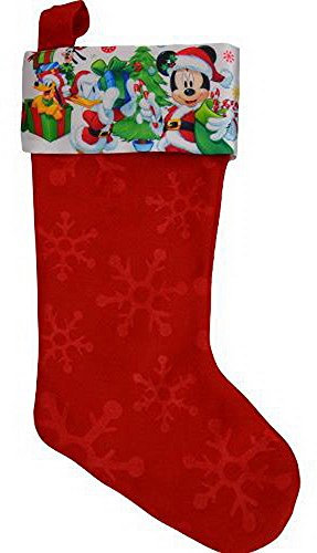 Offizielles Lizenzprodukt Disney 45,7 cm Kinder Weihnachtsstrumpf – Mickey Maus