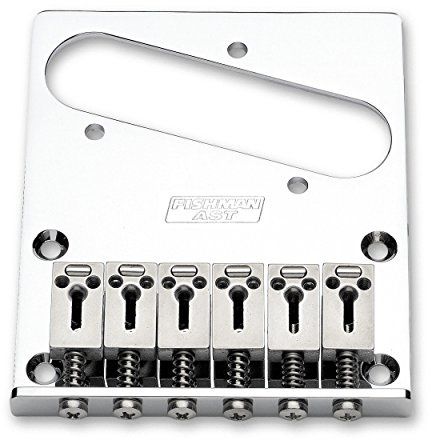 FISHMAN Pickup für E-Gitarre, Powerbridge Steg AST-101 für Strat-, Tele- und Les Paul-Gitarre