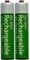 Cordless Telephone Rechargeable Batteries - 2 x AAA NiMh (Nickel Metal Hydride) - Fits: Amplicom, Audioline, Binatone, BT (inc Diverse, Studio, Graphite, etc), Doro, Geemarc, iDect, MagicBox, Panasonic, Philips, Sagem, SagemCom, Siemens, Gigaset + most others (Battery mAh Designed for Cordless Phones, although will also fit other devices)