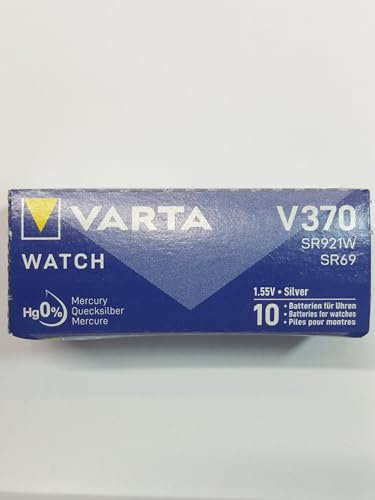 VARTA Piles Bouton Lot de 10 - V370