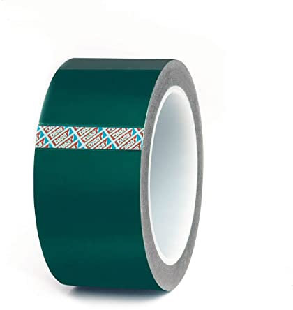 tesa® 50600 PET Silikon-Abdeckband Grün 50mm breit