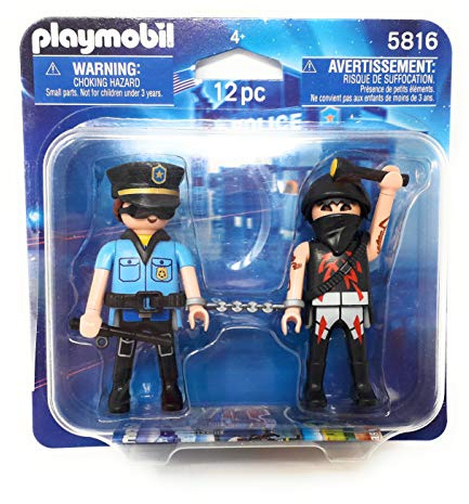 Police 5816: Policeman with Robber - Playmobil