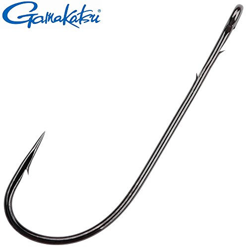 Gamakatsu Worm 36 Hook - Angelhaken für Würmer & Gummijigs, Meereshaken für Meeressysteme & Rigs, Wurmhaken, Einzelhaken, Größe/Packungsinhalt:Gr. 1-6 Stück