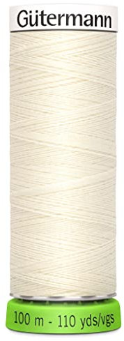 Gutermann Recyceltes Polyester-Faden, 10 m, Antik-Optik.