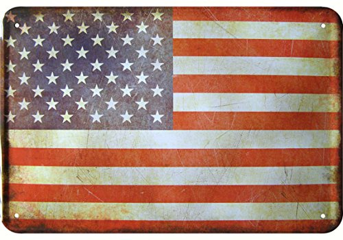 USA Flagge Blechschild US Stars and Stripes Flag Tin Sign Vintage style