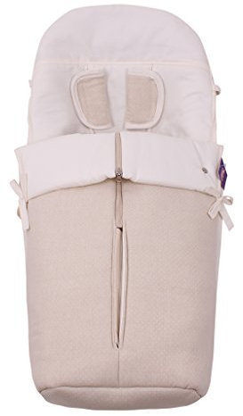 TititNins® - Saco Silla para Stokke LINO P CR.Pique Crudo/Crudo [Convertible en Funda de Silla]