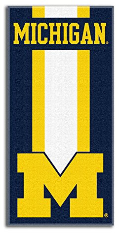 NORTHWEST The Company NCAA Michigan Wolverines Strandtuch, 76,2 x 152,4 cm, Zonenlesen