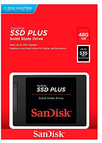 Sandisk SDSSDA-480G-G26 Disques Dur 2.5 Serial ATA