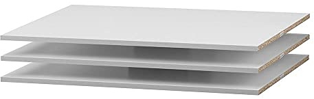 Furniture To Go | Verona Set of 3 Shelves - Wide (for 180cm wardrobe) in White