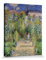 1art1 Claude Monet Poster Der Garten des Künstlers In Vétheuil, 1881 Bilder Leinwand-Bild Auf Keilrahmen | XXL-Wandbild Poster Kunstdruck Als Leinwandbild 50x40 cm