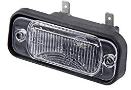 HELLA 2KA 005 049-011 Kennzeichenleuchte - Kennzeichenbeleuchtung - Anhänger - Halogen - 24V - Einbau - ECE - links/rechts