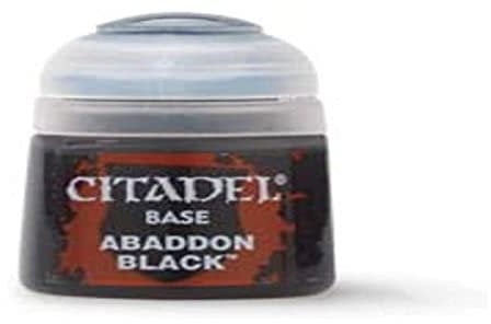 Games Workshop Citadel Pot de Peinture - Base Abaddon Schwarz