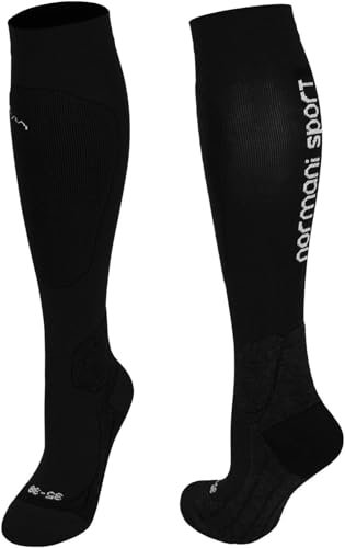 normani Sport Kompressionsstrümpfe für mehr Unterstützung und Leistungsförderung Farbe Sport/Schwarz Größe 39/42