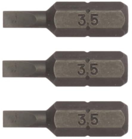 TengTools – Flat Tips 25 mm With Glass 1/4 Hex 0.6 x 3.5 mm