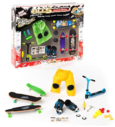 SPIRITRIDERS GRIP TRICKS 5 Stück Box - 5RIDER - Finger Skates - Roller - BMX - Scooter