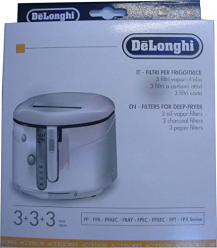 Filter kompatibel mit/Ersatzteil für DeLonghi 5525103400 FP100A, FPA, FPAE9, FPAEC, FPAY Fritteuse