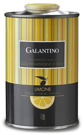 FRANTOIO GALANTINO-Lattine-Oli agli Agrumi e Oli alle Erbe Aromatiche-Olio al LIMONE lt. 0,25