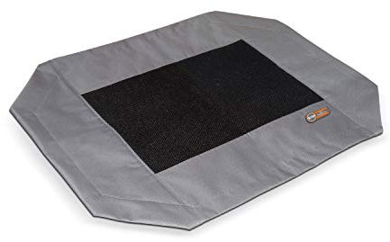 K&H PET Products Original Ersatzbezug für Haustierbett, Grau/Schwarz, Größe L: 76,2 x 107,7 cm