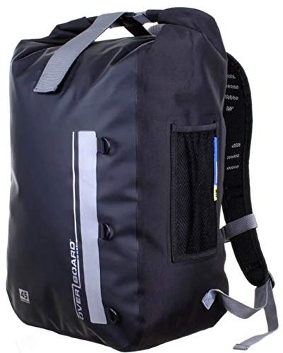 Overboard Wasserdichter Rucksack OB1167BLK, schwarz, 34 x 29 x 50 cm, 45 Liter, 1742