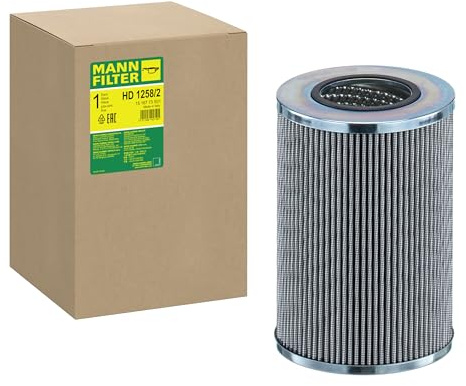 MANN-FILTER, HD 1258/2 Hydraulics | For Off-Highway, Hydraulic Fluid Purity, Highest Filtration Performance, Hydraulic Engine Protection, True OE Engineering