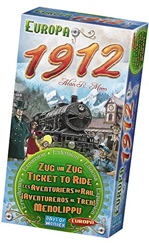 Days of Wonder | Ticket to Ride Europa 1912 Board Game EXPANSION | Ages 8+ | For 2 to 5 Players