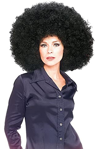 Rubies- Seventies Afro Wig Black