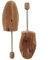 Bama Schuspanner aus aromatischem Zedernholz Schuhspanner, Beige/farblos, 44/45 EU