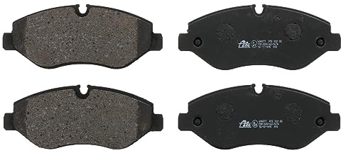 ATE Semi-Metallic Front Disc Brake Pad Set 604877 for Dodge, Mercedes-Benz