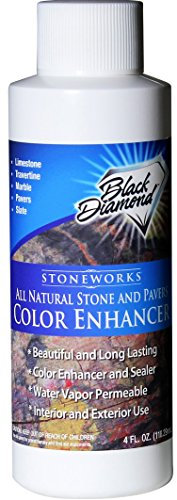Color Enhancer Sealer for All-Natural Stone and Pavers. Marble, Travertine, Limestone, Granite, Slate, Concrete, Grout, Brick, Block.
