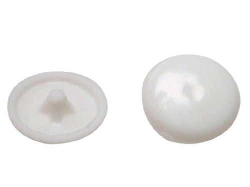 Faithfull FXSCWB Screw Cover Pozi Caps (Pack of 50) - White