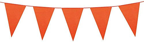 Boland - Riesen-Wimpelkette, Größe 10m, Fahnenkette, Foliengirlande, Hängedekoration, Karneval, Mottoparty, Geburtstag, Kindergeburtstag